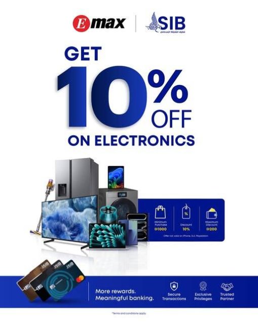 Get 10% On Electronics