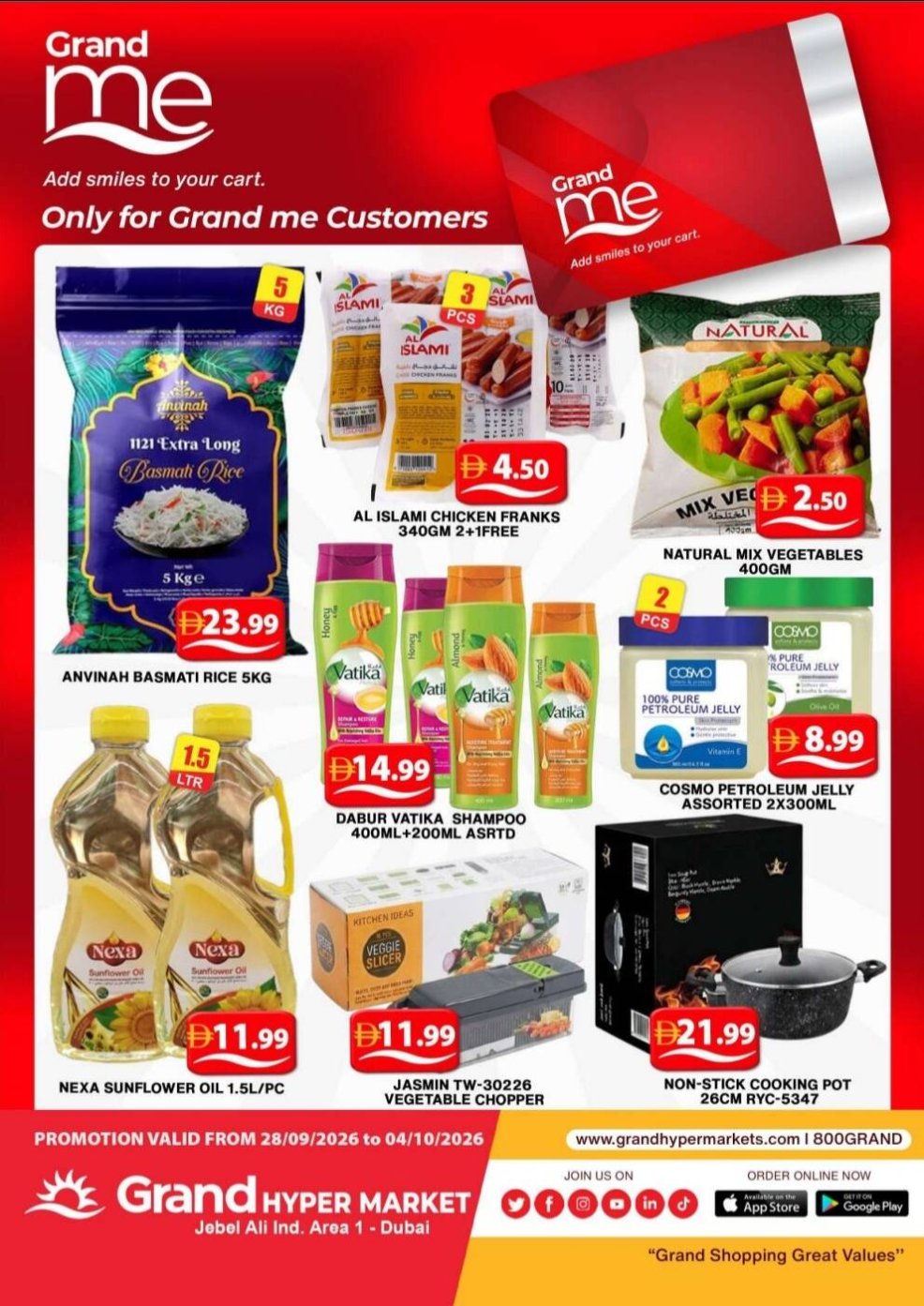 Grand Me Deals - Grand Hypermarket Jebel Ali