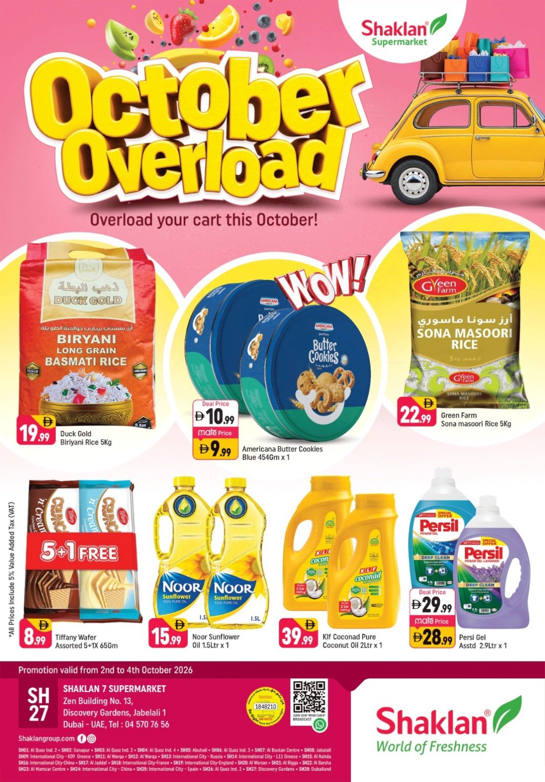 October Overload - Shaklan 7 Supermarket, Zen Building, Jebel Ali